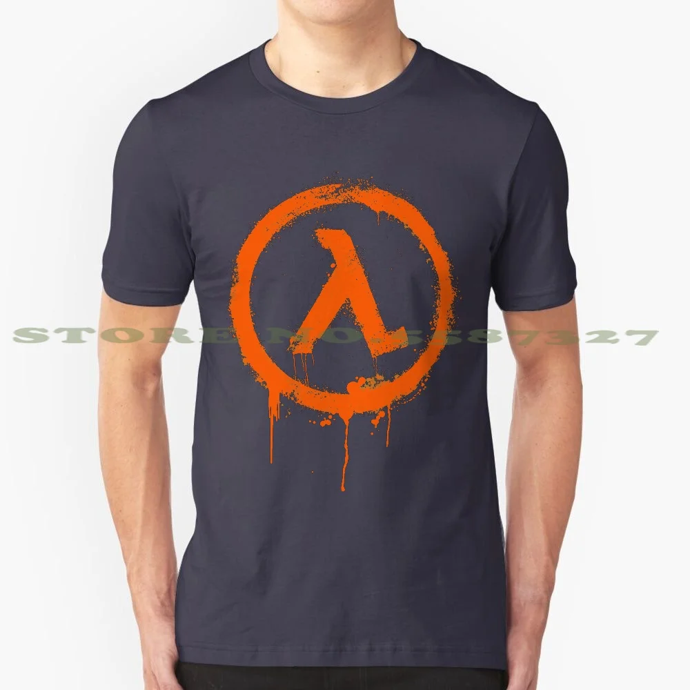 Модная футболка Rise & Shine с модным дизайном логотипом Half Life оранжевый Фримен