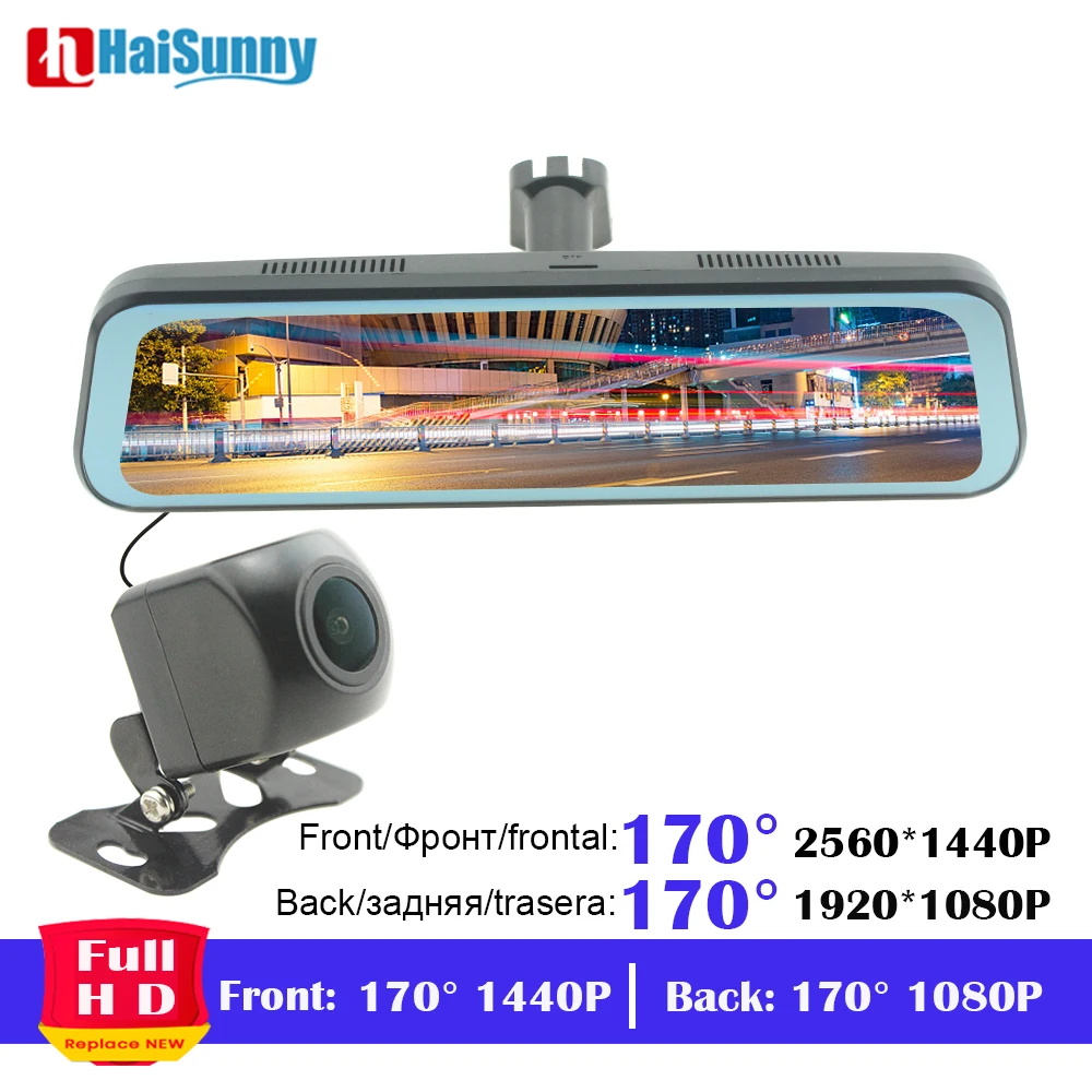 Car Streaming Rear View Rearview Mirror DVR Video Recorder Dual Len With Bracket AHD WDR Full HD 1080P Mini Camera Night Vision
Car Streaming Rear View Rearview Mirror DVR Video Recorder Dual Len With Bracket AHD WDR Full HD 1080P Mini Camera Night Vision