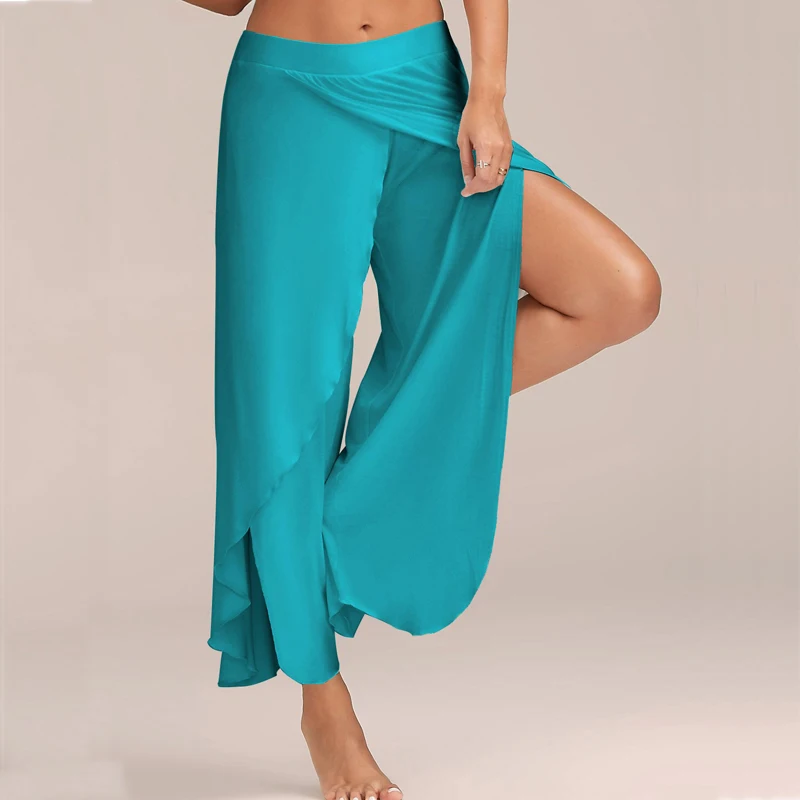 2020 Summer Irregular Side Pants Women Causal Wide Leg Split Trousers Female Solid Elastic Wasit Loose Pants Plus Size 4XL 5XL
2020 Summer Irregular Side Pants Women Causal Wide Leg Split Trousers Female Solid Elastic Wasit Loose Pants Plus Size 4XL 5XL