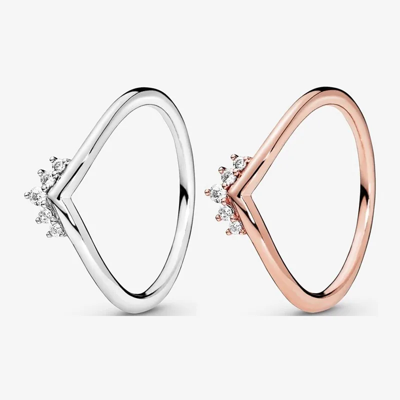 Authentic 925 Sterling Silver Glittering Rose Gold Crown Cz Ring Is Suitable For Women's Engagement Jewelry Anniversary
Authentic 925 Sterling Silver Glittering Rose Gold Crown Cz Ring Is Suitable For Women's Engagement Jewelry Anniversary
