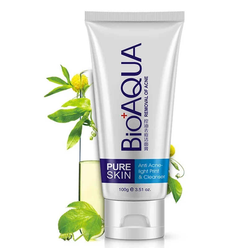 New Bioaqua Acne Treatment Facial Cleanser Black Head Remove Oil-control Deep Cleansing Foam Shrink Pores 100g Refreshing TSLM2
New Bioaqua Acne Treatment Facial Cleanser Black Head Remove Oil-control Deep Cleansing Foam Shrink Pores 100g Refreshing TSLM2