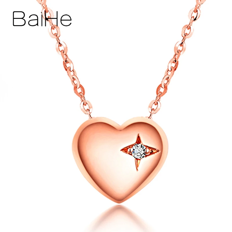 Бриллиантовое ожерелье BAIHE из розового золота 18 К с круглым натуральным бриллиантом 0,01 карата
Бриллиантовое ожерелье BAIHE из розового золота 18 К с круглым натуральным бриллиантом 0,01 карата