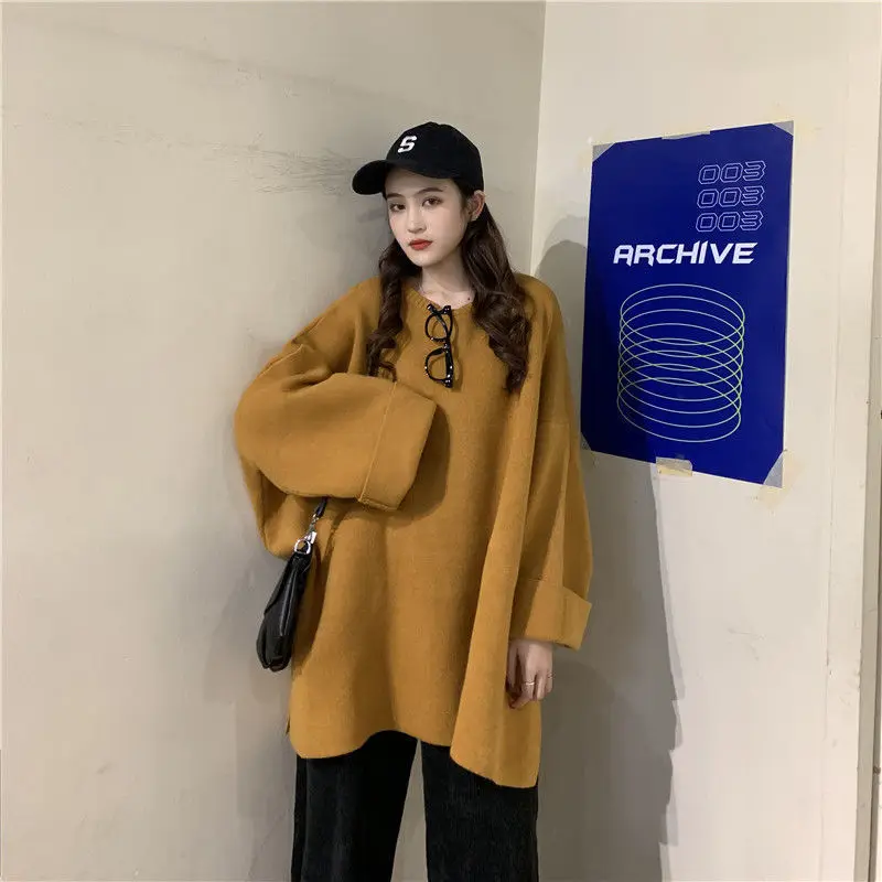 Women's Warm Tunic Basic Pullover Top Female Korean Fashion Sueters De Mujer Sweater Oversize Winter Woman Jerseys 
Women's Warm Tunic Basic Pullover Top Female Korean Fashion Sueters De Mujer Sweater Oversize Winter Woman Jerseys