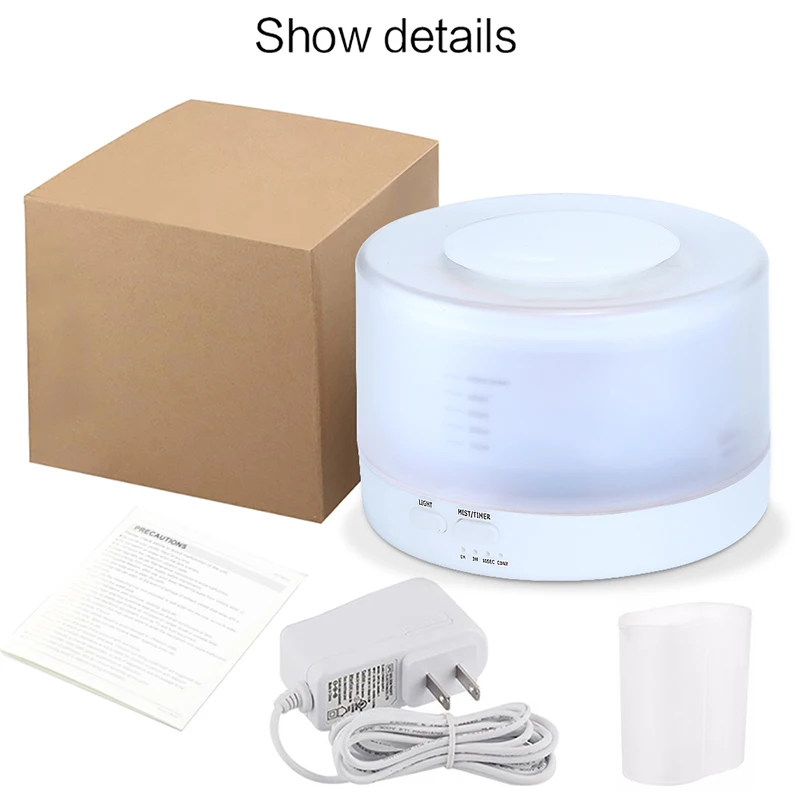 JKO 500ML Aromatherapy Diffuser Humidifier Ultrasonic Fogger Air Aromatherapy LED Night Essential Oil Diffuser
JKO 500ML Aromatherapy Diffuser Humidifier Ultrasonic Fogger Air Aromatherapy LED Night Essential Oil Diffuser