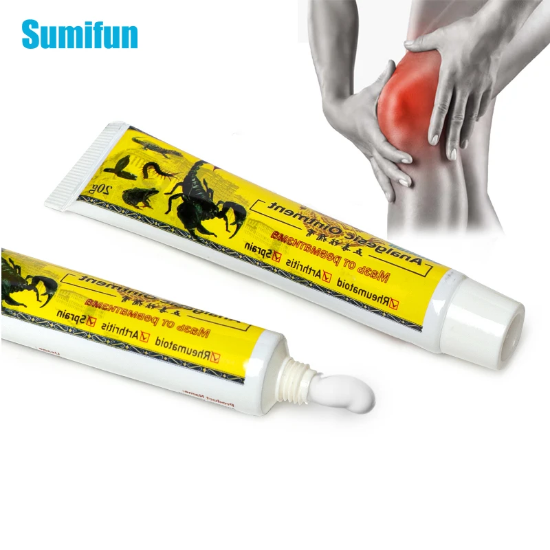 1pcs Scorpion Analgesic Ointment Muscle Sprain Pain Ointment Neuralgia Acid Stasis Rheumatism Arthritis Joint Pain Cream P1137
1pcs Scorpion Analgesic Ointment Muscle Sprain Pain Ointment Neuralgia Acid Stasis Rheumatism Arthritis Joint Pain Cream P1137