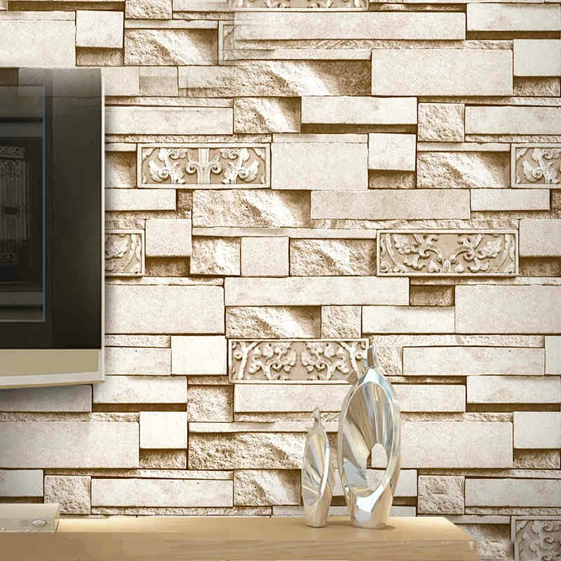 Modern Vinyl Textured Wallpaper for Wall 3 D Grey Beige Brick Wall Papers Home Decor Living Room
Modern Vinyl Textured Wallpaper for Wall 3 D Grey Beige Brick Wall Papers Home Decor Living Room