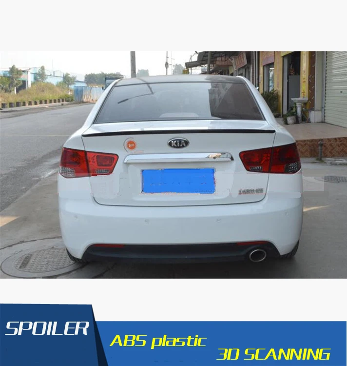 Спойлер заднего крыла для Kia Forte высококачественный спойлер из АБС-пластика