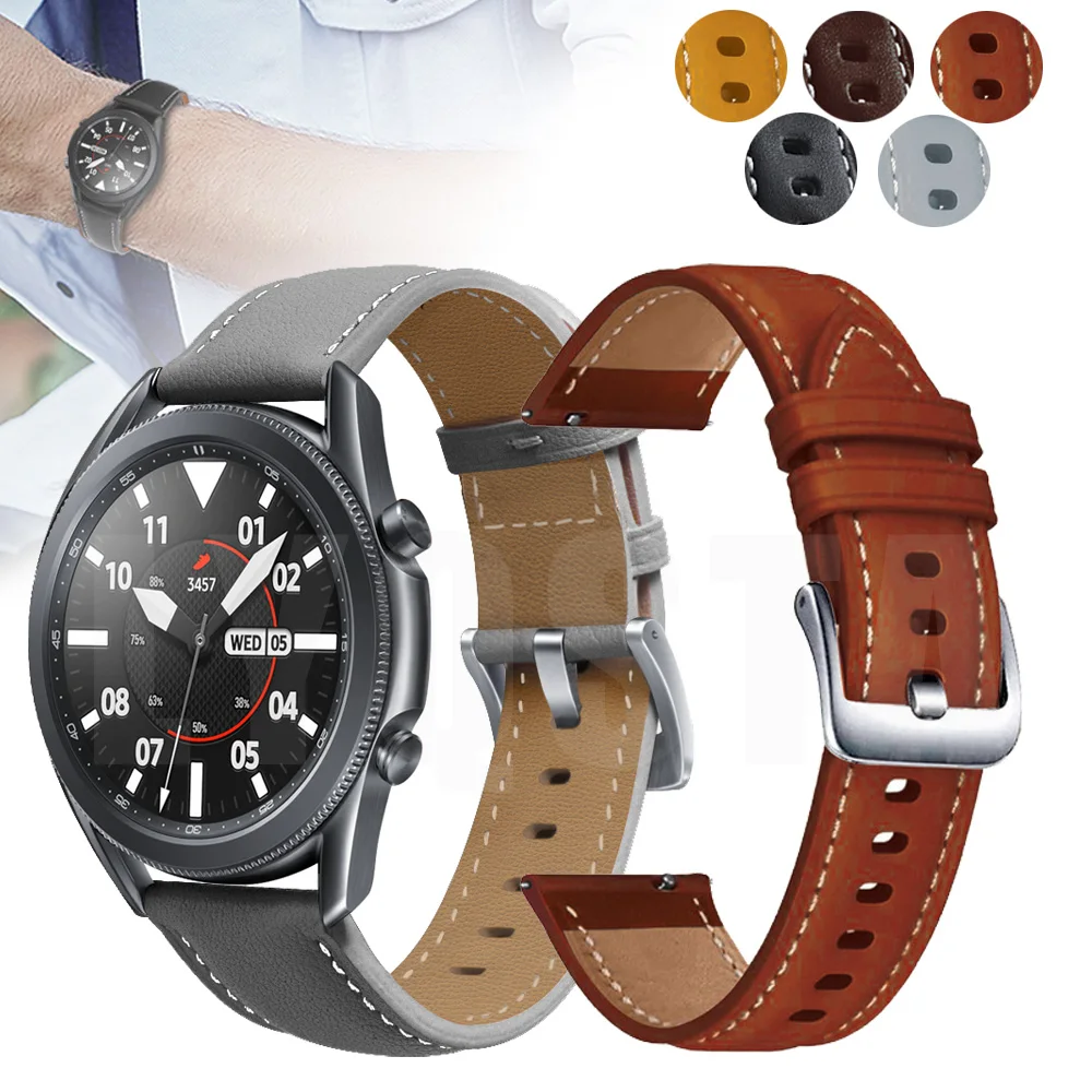 20 22mm Genuine Leather Watchband For Samsung Galaxy watch 3 41 45mm/Gear S3 Bracelet Huawei Watch GT/GT2 Pro/GTR 2/ 47mm Straps
20 22mm Genuine Leather Watchband For Samsung Galaxy watch 3 41 45mm/Gear S3 Bracelet Huawei Watch GT/GT2 Pro/GTR 2/ 47mm Straps