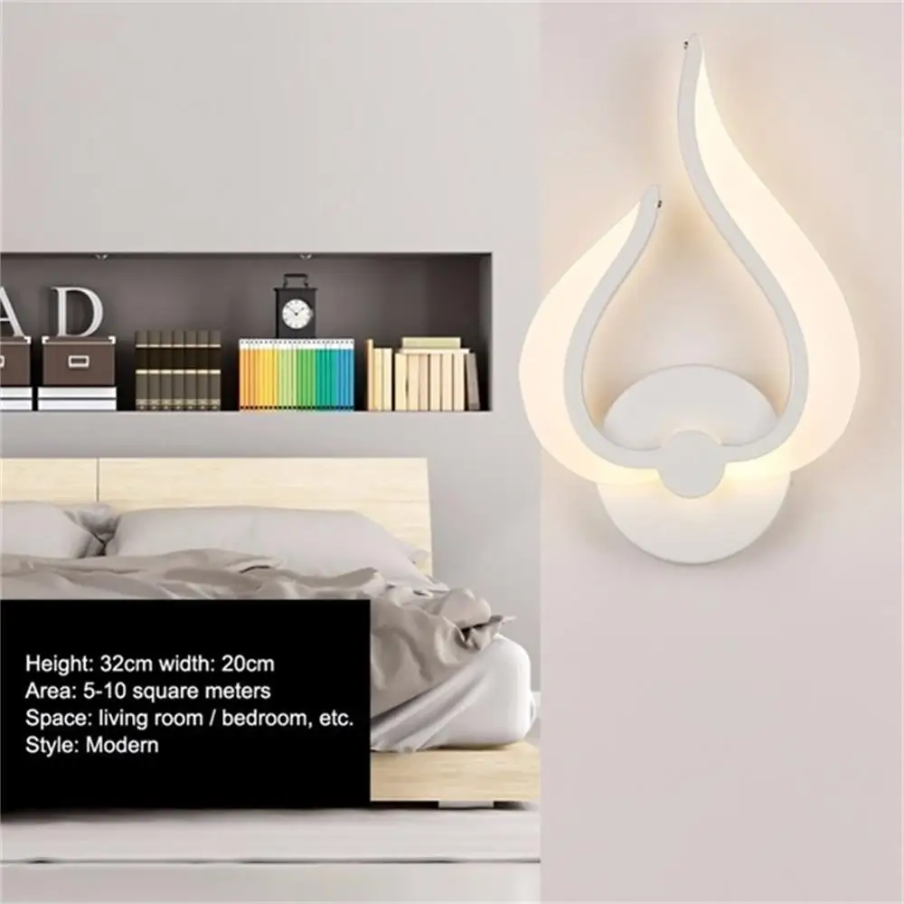 Bedside Lamp LED Light Controlled Outdoor Sconce Lighting Home Wall Lamp Creative 3 Specifications Acrylic Light-Up
Bedside Lamp LED Light Controlled Outdoor Sconce Lighting Home Wall Lamp Creative 3 Specifications Acrylic Light-Up