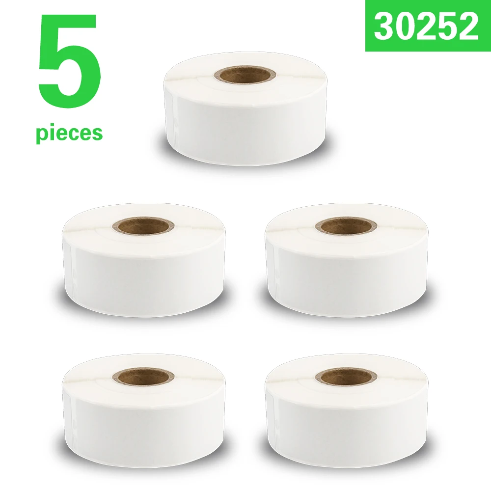 5PK Label Rolls 30252 Thermal Paper Label Sticker Printer Label Paper Price Label White Rolling Paper for Labelwriter 450 lw450
5PK Label Rolls 30252 Thermal Paper Label Sticker Printer Label Paper Price Label White Rolling Paper for Labelwriter 450 lw450