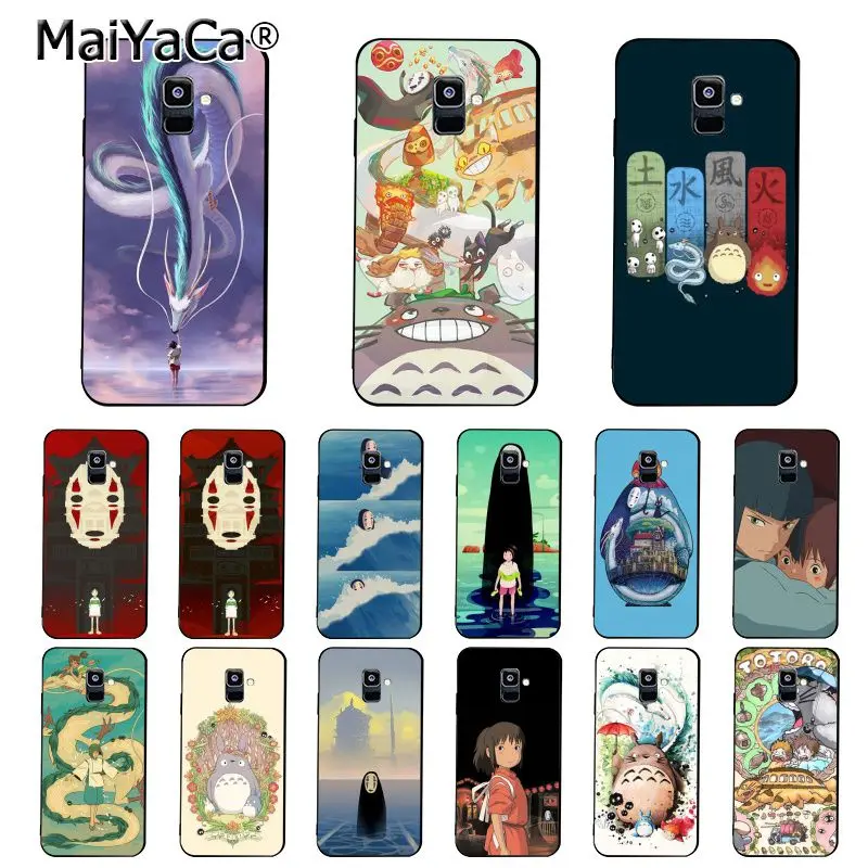 Чехол для телефона MaiYaCa с героями мультфильмов Studio Ghibli унесенным в спираль Тоторо