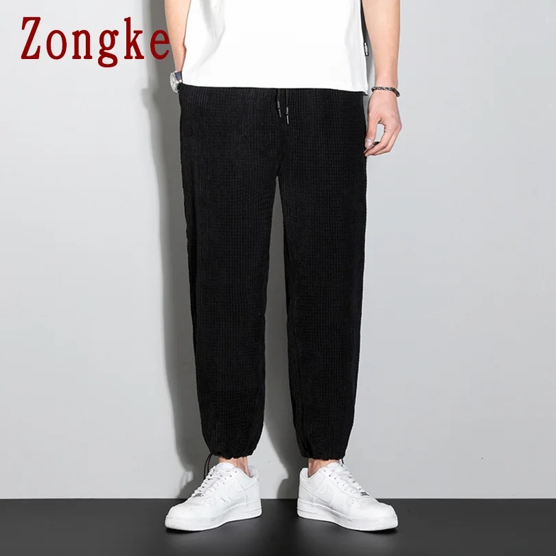 Zongke Casual Corduroy Pants Men Clothing Japanese Fashion Sweatpants Men Korean Fashion Mens Pants M-5XL 2021 New Arrival
Zongke Casual Corduroy Pants Men Clothing Japanese Fashion Sweatpants Men Korean Fashion Mens Pants M-5XL 2021 New Arrival