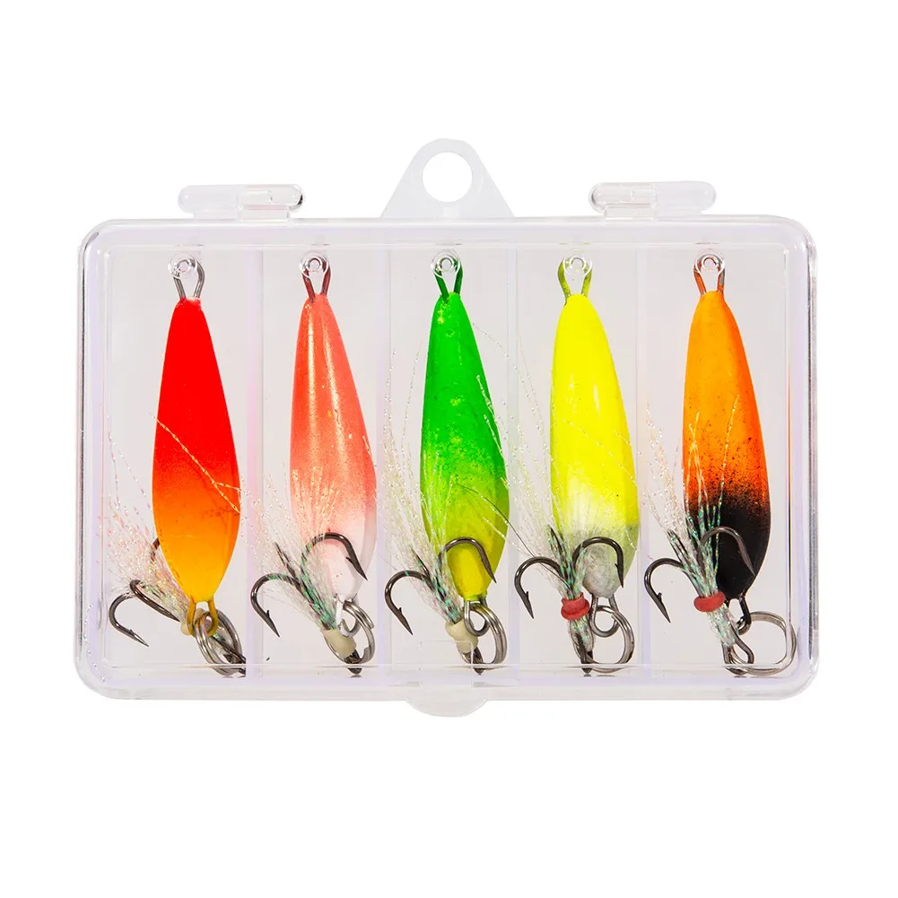 5Pcs Ice Fishing Treble Hook With Box Carbon Steel Foam Floating Jigging Inverted Thorn Fishhook Fishing Tackle Accessories
5Pcs Ice Fishing Treble Hook With Box Carbon Steel Foam Floating Jigging Inverted Thorn Fishhook Fishing Tackle Accessories