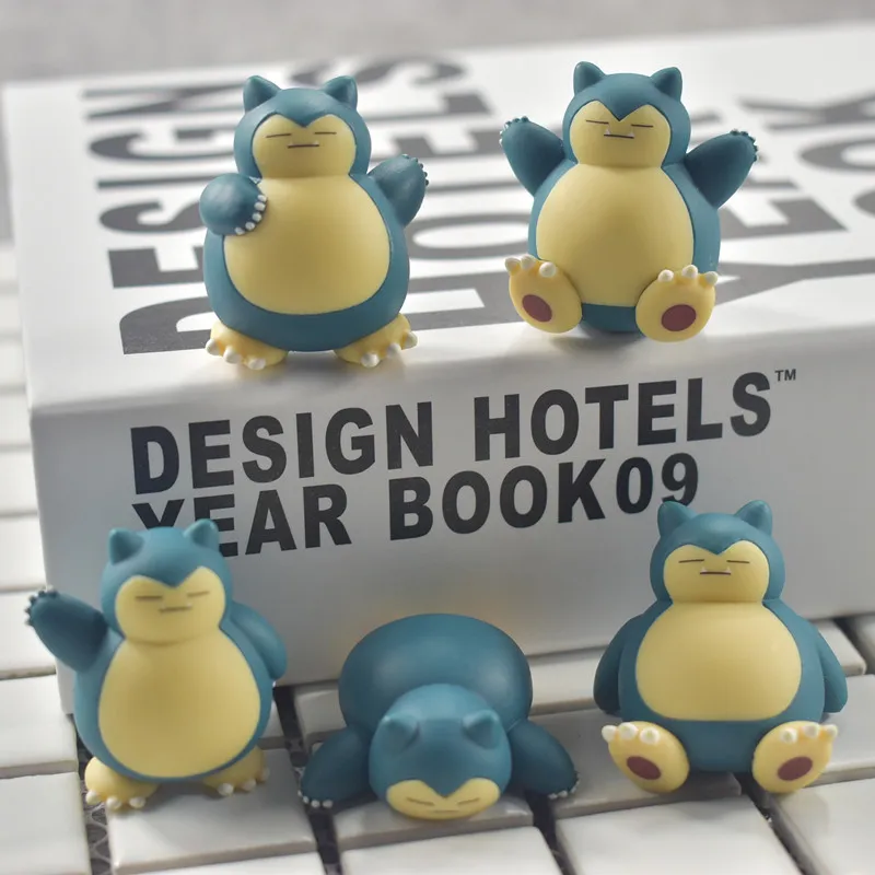5 Styles Anime Cartoon 4.5CM Snorlax Figure Cute Mini PVC Collection Model Toys Doll 
5 Styles Anime Cartoon 4.5CM Snorlax Figure Cute Mini PVC Collection Model Toys Doll