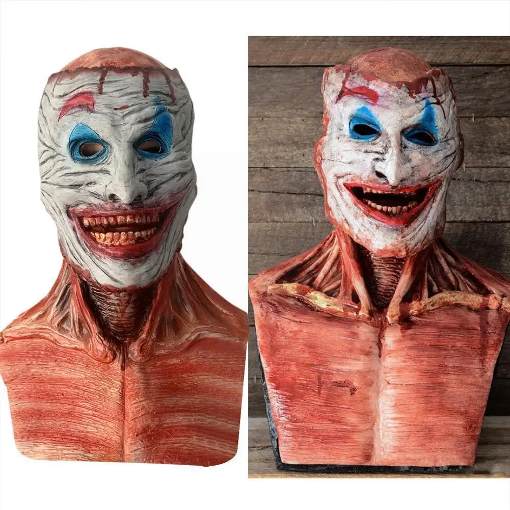 Bloody Horror Skull Halloween Double-layer Ripped Disgusting Face Face Latex Tearable Torn Magnetic Bloody R C1t6
Bloody Horror Skull Halloween Double-layer Ripped Disgusting Face Face Latex Tearable Torn Magnetic Bloody R C1t6