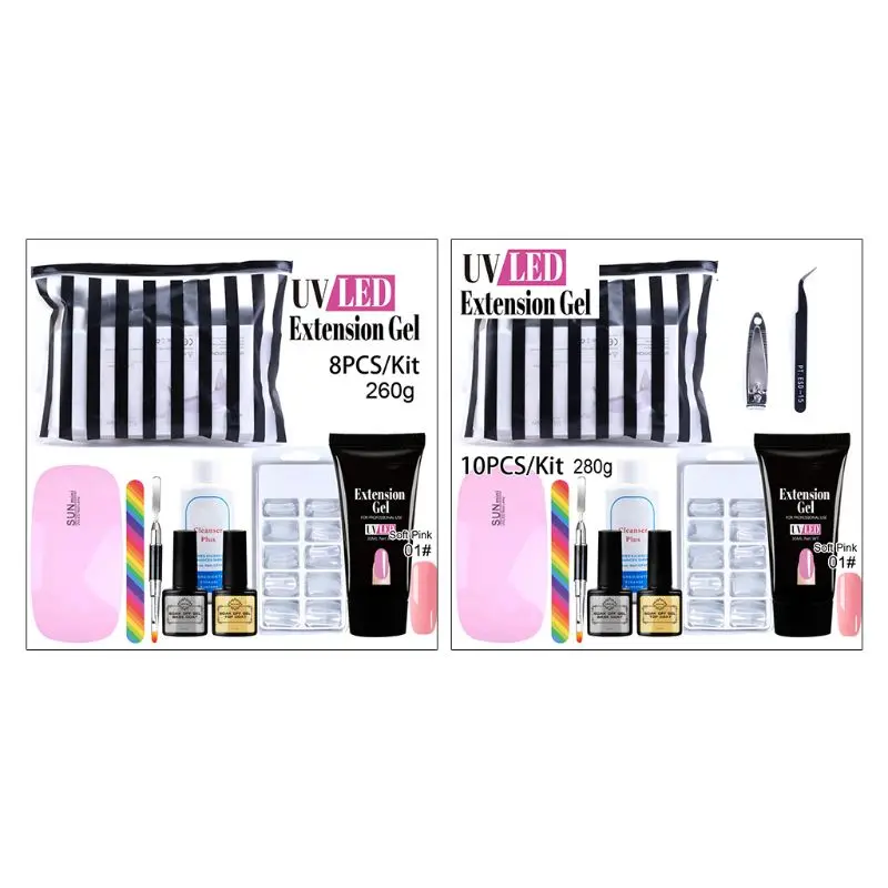 Poly Nail Extension Gel Kit, with 30ml Poly Nail Gel, LED UV Nail Dryer,Slip Solution,Dual-ended Nail Brush,Basic Nail Art Tools
Poly Nail Extension Gel Kit, with 30ml Poly Nail Gel, LED UV Nail Dryer,Slip Solution,Dual-ended Nail Brush,Basic Nail Art Tools