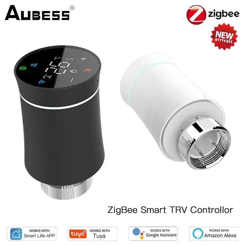 Aubess Tuya ZigBee3.0 новый привод радиатора клапан умный Программируемый Термостат Температурный нагреватель TRV Alexa Голосовое управление
Aubess Tuya ZigBee3.0 новый привод радиатора клапан умный Программируемый Термостат Температурный нагреватель TRV Alexa Голосовое управление