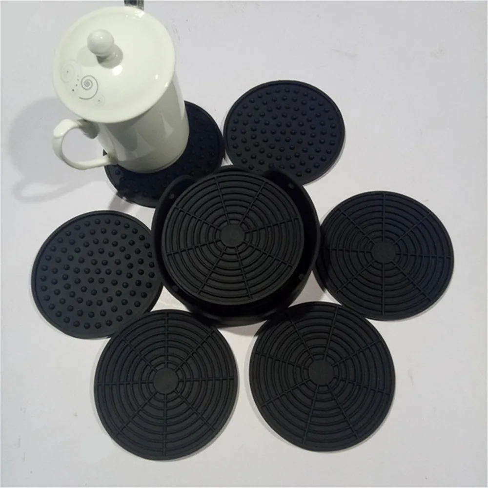 6Pcs/Set Silicone Round Drink Coasters Set Heat Resistant Aabsorbent Coasters for Drinks Rubber Table Cup Drink Coaster Set
6Pcs/Set Silicone Round Drink Coasters Set Heat Resistant Aabsorbent Coasters for Drinks Rubber Table Cup Drink Coaster Set