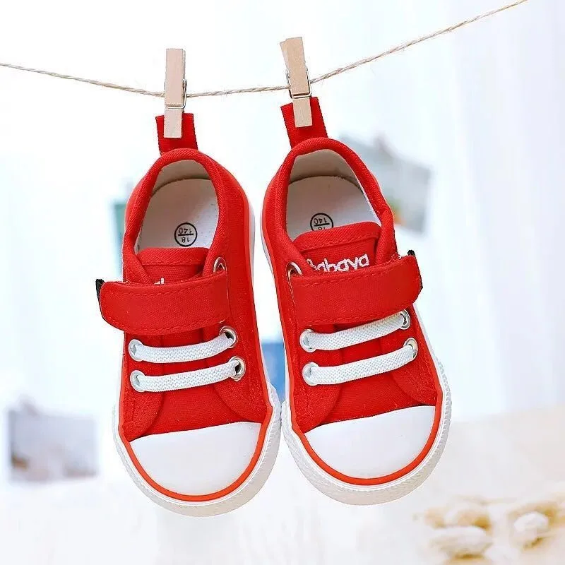 Baby Shoes girls Children Canvas Breathable Kids Sneakers For Girls baby Boys Flat Child casual toddler Size 18-30 | Детская одежда и