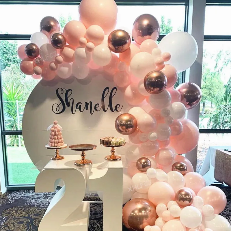 115pcs 4D Rose Gold Pastel Peach White Macaron Balloon Garland Arch Wedding Baby Shower Party Backdrop Tape Wall Balloons Decor
115pcs 4D Rose Gold Pastel Peach White Macaron Balloon Garland Arch Wedding Baby Shower Party Backdrop Tape Wall Balloons Decor