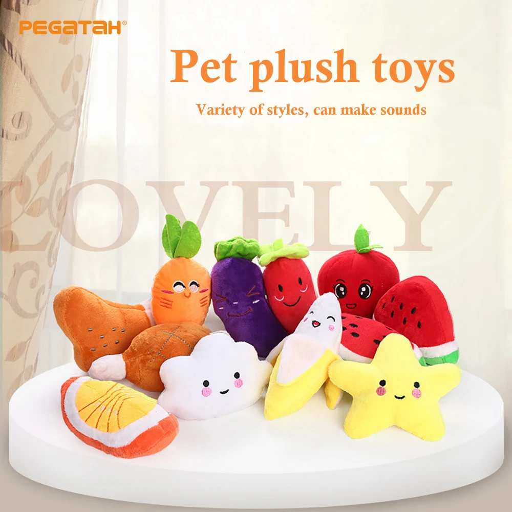 Dogs Supplies Cute Plush Dog Toys Stuffed Squeaky Lovely Pet Small Dog Puppy Cat Tugging Chew Quack Sound Toy Peluche
Dogs Supplies Cute Plush Dog Toys Stuffed Squeaky Lovely Pet Small Dog Puppy Cat Tugging Chew Quack Sound Toy Peluche