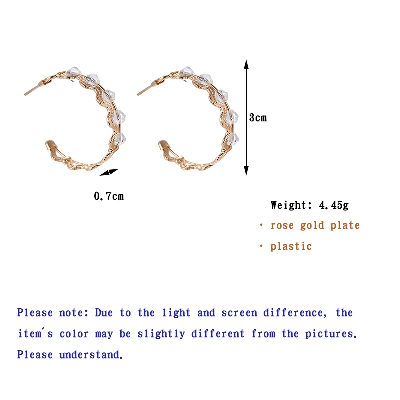 ONYSS 925 Silver 18K Gold Plated Water Wave Big Light Weight Hoop Earrings Women 2021 Trend
ONYSS 925 Silver 18K Gold Plated Water Wave Big Light Weight Hoop Earrings Women 2021 Trend