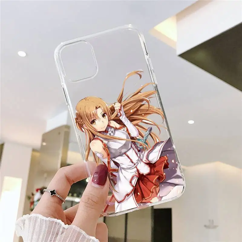 Sword Art Online SAO anime Phone Cases Transparent Clear for iPhone 11 12 mini pro XS MAX 8 7 6 6S Plus X 5S SE XR 2020 
Sword Art Online SAO anime Phone Cases Transparent Clear for iPhone 11 12 mini pro XS MAX 8 7 6 6S Plus X 5S SE XR 2020