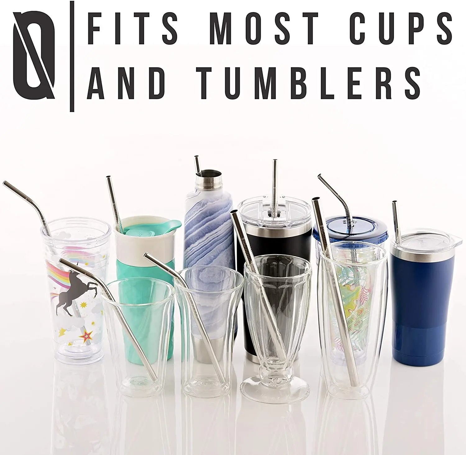 304 Stainless Steel Straws Set Reusable Metal Drinking Straws for 20 oz Tumblers Cup Eco-friendly Bar Drinkware Smoothie Straw
304 Stainless Steel Straws Set Reusable Metal Drinking Straws for 20 oz Tumblers Cup Eco-friendly Bar Drinkware Smoothie Straw