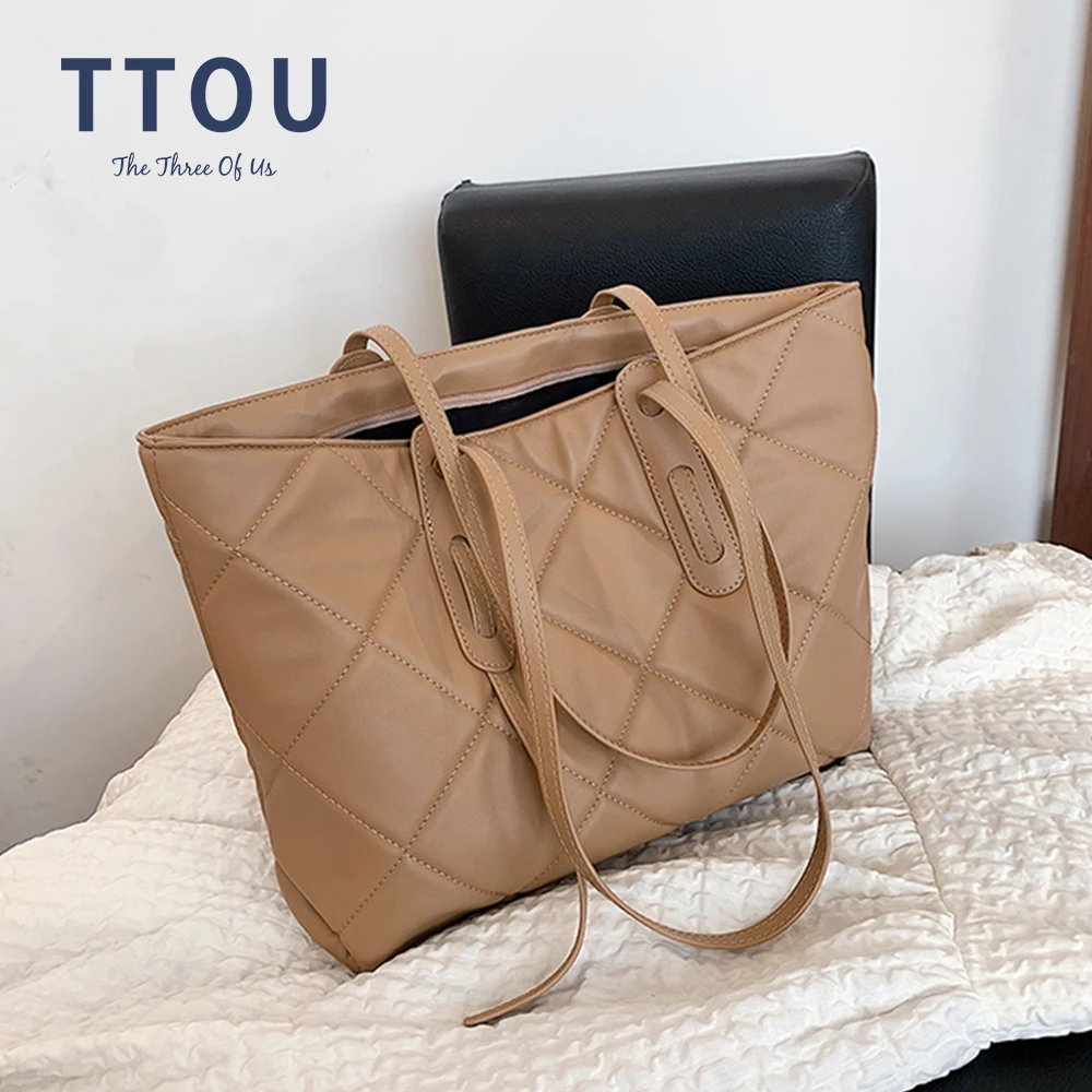 Fashion Women Plaid Leather Shoulder Bag Brand Designer Female Large Capacity HandBags Vintage Solid Office Lady Casual Tote
Fashion Women Plaid Leather Shoulder Bag Brand Designer Female Large Capacity HandBags Vintage Solid Office Lady Casual Tote