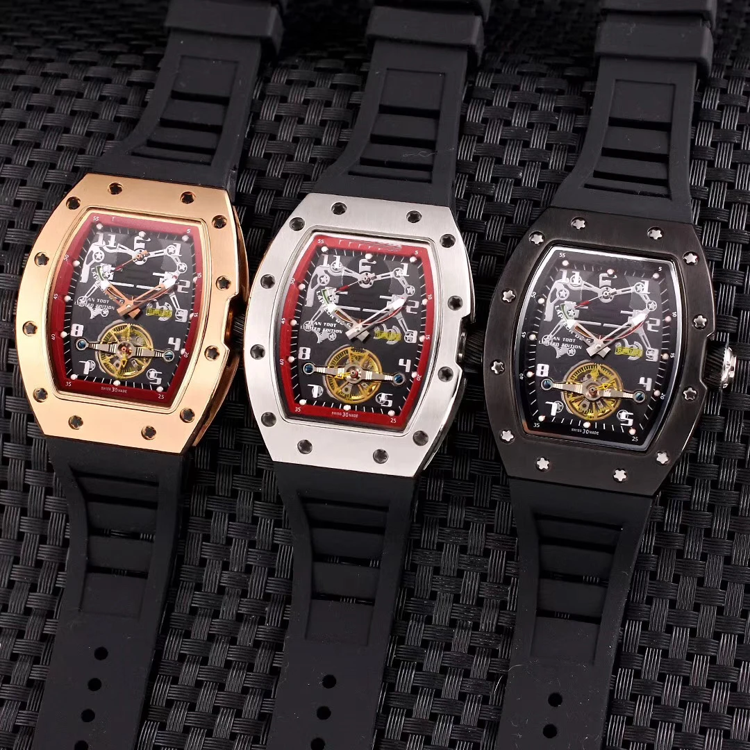2020 Luxury Brand New Automatic Mechanical Skeleton Black Rose Gold Camouflage Rubber Men Stainless Steel Watch Limited Edition
2020 Luxury Brand New Automatic Mechanical Skeleton Black Rose Gold Camouflage Rubber Men Stainless Steel Watch Limited Edition
