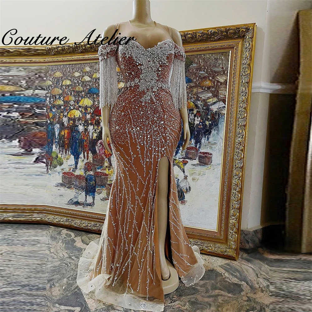 Tassel Diamond Party Evening Dresses Long Luxury 2022 Party Dresses Women Slit Prom Gowns vestidos elegantes para mujer
Tassel Diamond Party Evening Dresses Long Luxury 2022 Party Dresses Women Slit Prom Gowns vestidos elegantes para mujer