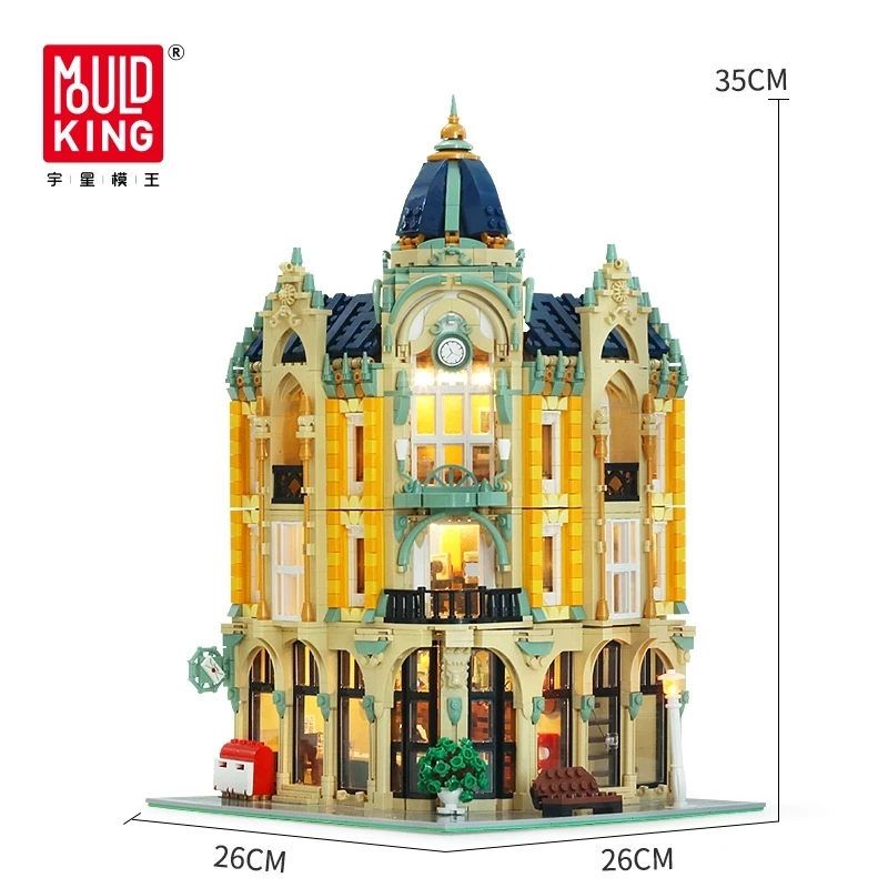 16010 MOULD KING MOC Street View Creative Series Post Office Corner Building Blocks Bricks Kids Educational Toys Christmas Gifts
16010 MOULD KING MOC Street View Creative Series Post Office Corner Building Blocks Bricks Kids Educational Toys Christmas Gifts