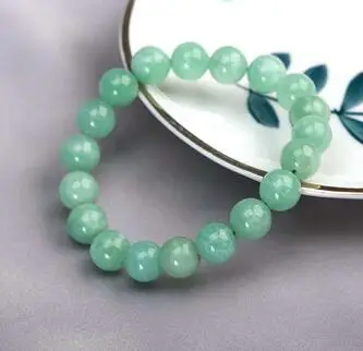 Natural Myanmar Green Jade Bracelet 10MM Beads Temperament Jewelry Gems Accessories Gifts Wholesale Bracelet Bangle
Natural Myanmar Green Jade Bracelet 10MM Beads Temperament Jewelry Gems Accessories Gifts Wholesale Bracelet Bangle