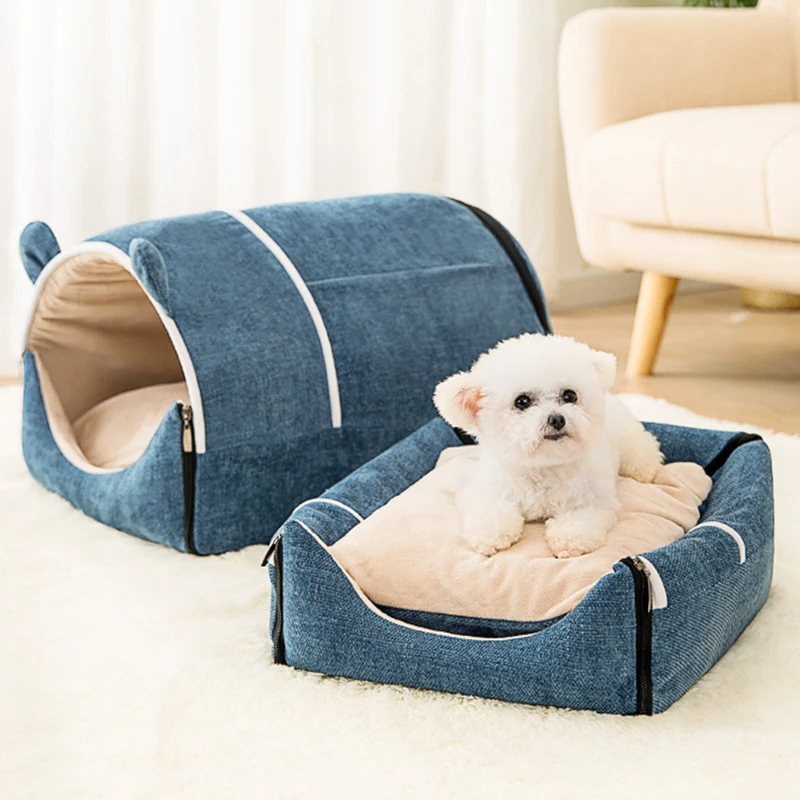 Dog House Winter Warm Pet Puppy Bed Enclosed Room Kennel For Dog Portable Folding Pet Tent Camas Para Perro
Dog House Winter Warm Pet Puppy Bed Enclosed Room Kennel For Dog Portable Folding Pet Tent Camas Para Perro
