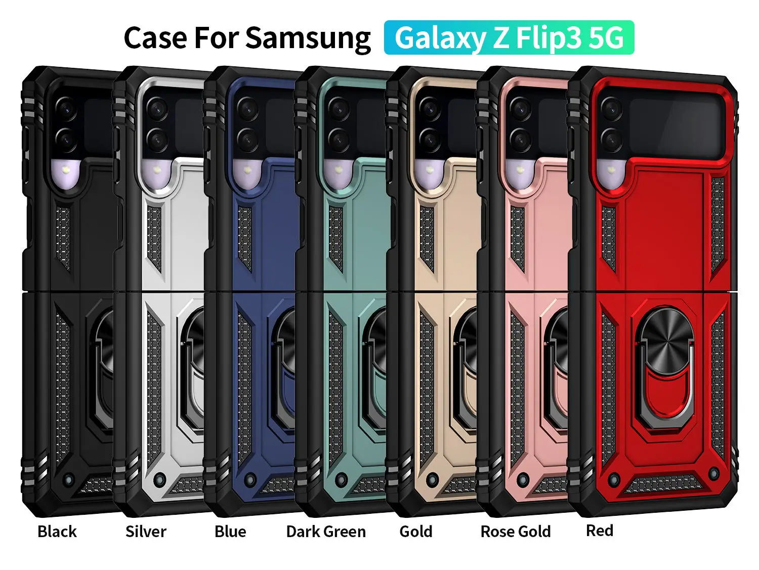 With Mignetic Ring Stand Rugged For Samsung Galaxy Z Flip 3 Fold3 5G Phone Case Armor ShockproofFor Anti-fall Back Cover
With Mignetic Ring Stand Rugged For Samsung Galaxy Z Flip 3 Fold3 5G Phone Case Armor ShockproofFor Anti-fall Back Cover