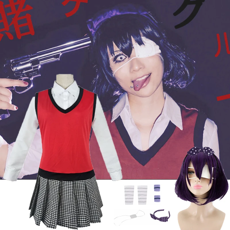 Костюм Аниме Kakegurui, компульсивный игрок, мидари Икисима, косплей, японская школьная форма, жилет, платье, женская униформа для Хэллоуина JK
Костюм Аниме Kakegurui, компульсивный игрок, мидари Икисима, косплей, японская школьная форма, жилет, платье, женская униформа для Хэллоуина JK