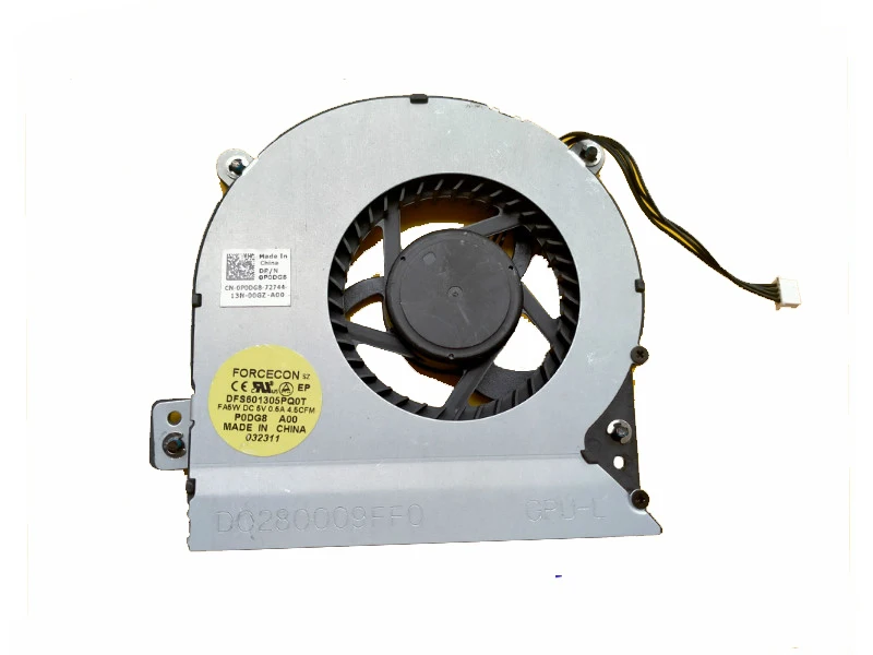 Новый оригинальный вентилятор охлаждения процессора ноутбука DELL Alienware MX18 M18X 0P0DG8
Новый оригинальный вентилятор охлаждения процессора ноутбука DELL Alienware MX18 M18X 0P0DG8