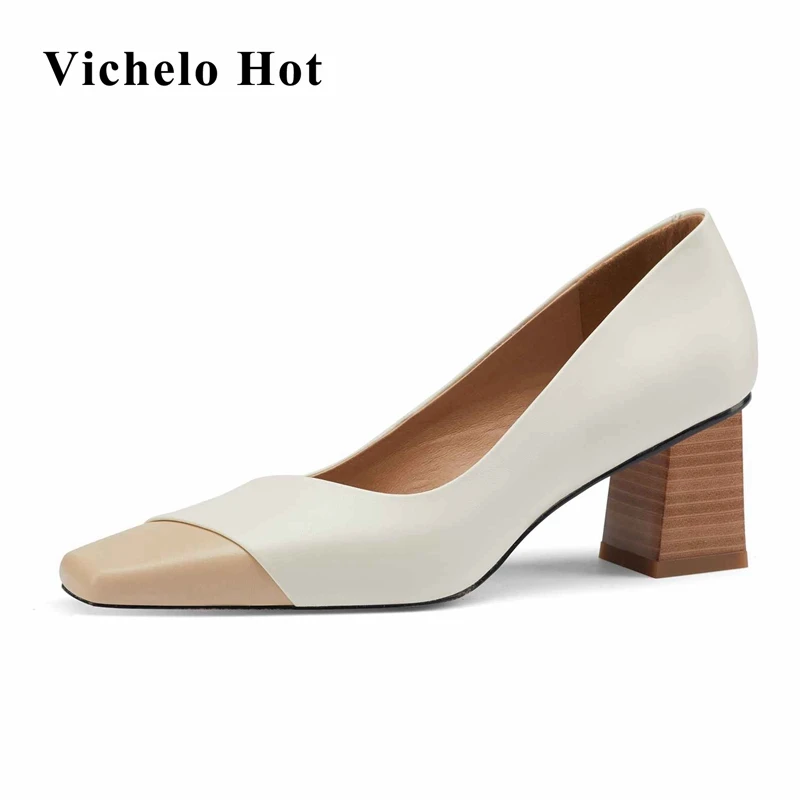 Туфли-лодочки женские Vichelo, из натуральной кожи, с квадратным носком, на высоком каблуке, неглубокие, разных цветов, в британском стиле, винта...
Туфли-лодочки женские Vichelo, из натуральной кожи, с квадратным носком, на высоком каблуке, неглубокие, разных цветов, в британском стиле, винта...