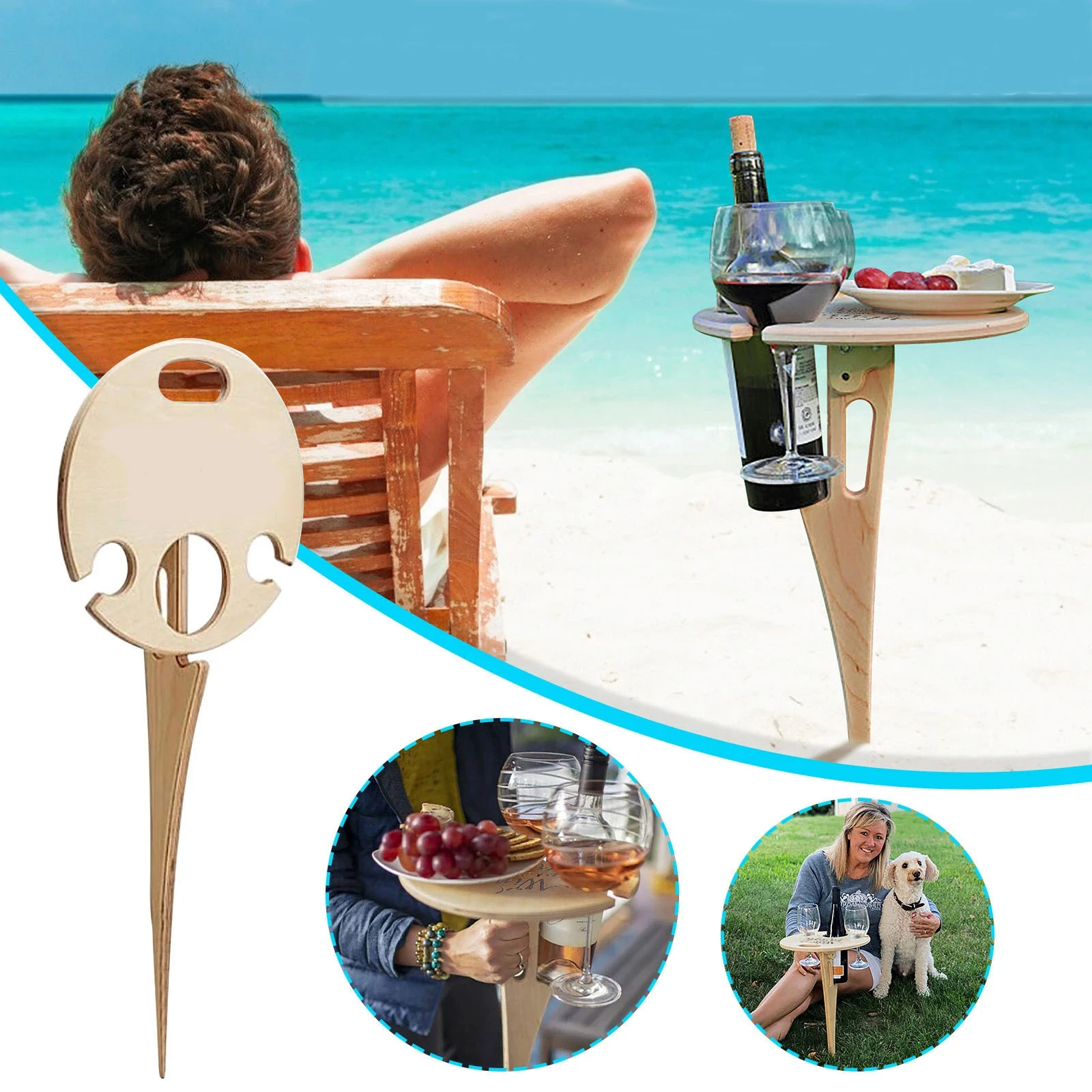 Portable Foldable Table Wine Whisky Beer Folding Desk Outdoor Furniture Tables Picnic Tools Party Game Sandy Beach Drinking Desk
Portable Foldable Table Wine Whisky Beer Folding Desk Outdoor Furniture Tables Picnic Tools Party Game Sandy Beach Drinking Desk