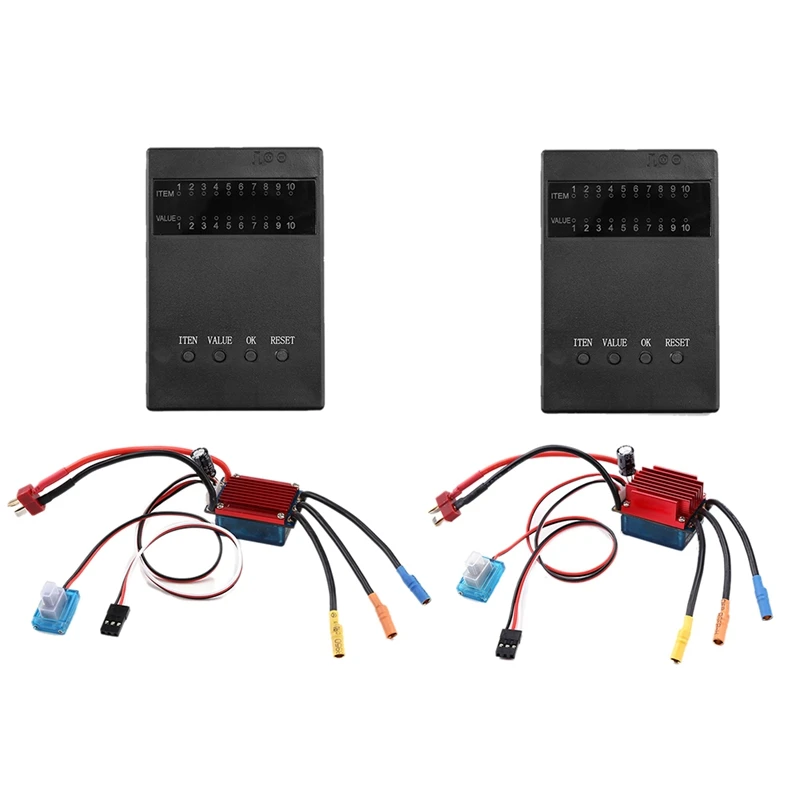 Электронный контроллер скорости ESC, водонепроницаемый пыленепроницаемый с программной картой для радиоуправляемого внедорожника 1/16 1/18 
Электронный контроллер скорости ESC, водонепроницаемый пыленепроницаемый с программной картой для радиоуправляемого внедорожника 1/16 1/18