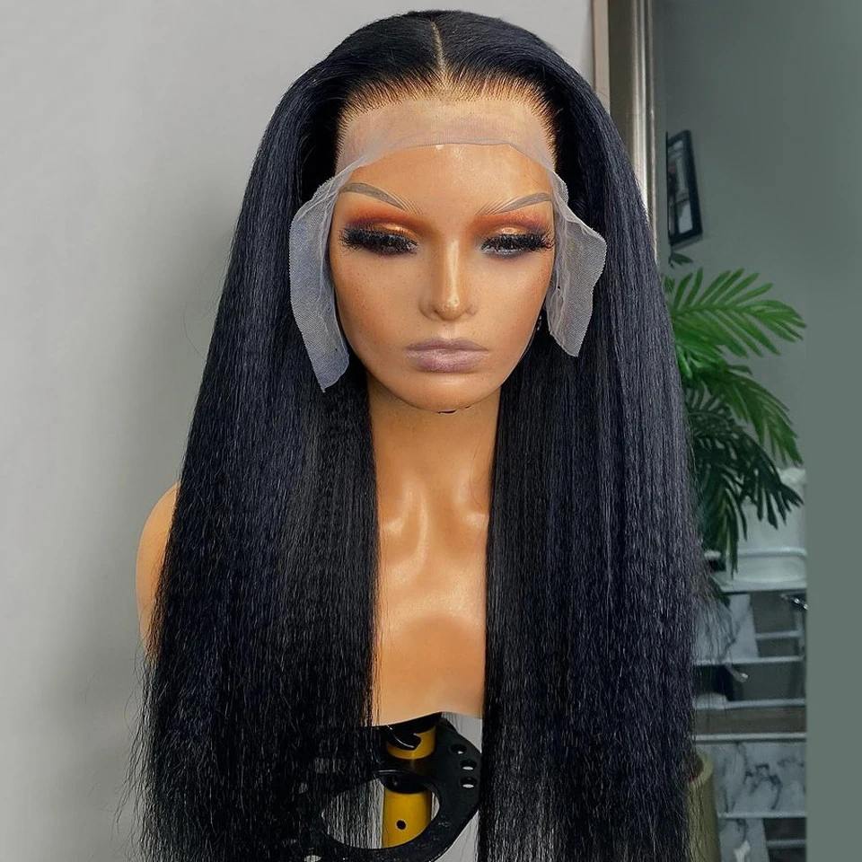 Средняя часть 180% Плотность Yaki 26 дюймов длинные черные курчавые прямые синтетические кружевные передние парики для женщин Babyhair Preplucked Cosplay
Средняя часть 180% Плотность Yaki 26 дюймов длинные черные курчавые прямые синтетические кружевные передние парики для женщин Babyhair Preplucked Cosplay