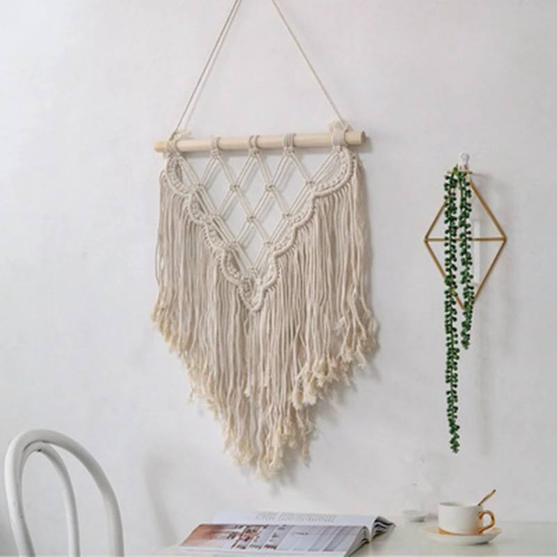 Boho Decor Macrame Wall Hanging Tapestry Cotton Rope Woven Handmade Tapestry Bedroom Decoration
Boho Decor Macrame Wall Hanging Tapestry Cotton Rope Woven Handmade Tapestry Bedroom Decoration