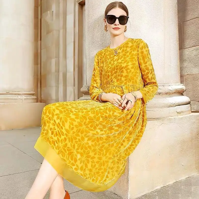 ZUOMAN 2021 New Summer Women O-neck Mesh Dress Long Sleeve Floral Print Pleated A-line Dress Floral Vestidos Plus Size 4xl
ZUOMAN 2021 New Summer Women O-neck Mesh Dress Long Sleeve Floral Print Pleated A-line Dress Floral Vestidos Plus Size 4xl
