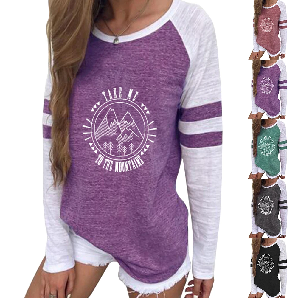 Women's Printed Crew Neck Pullover Long Sleeve T-Shirt Casual Tunic Tops Tees Ladies Printed Pullover Shirt Wearing Clothes
Women's Printed Crew Neck Pullover Long Sleeve T-Shirt Casual Tunic Tops Tees Ladies Printed Pullover Shirt Wearing Clothes