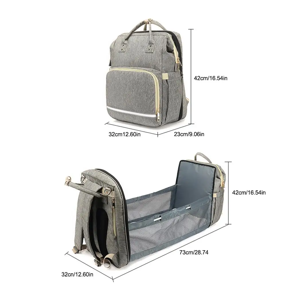 Baby Diaper Bag Backpack Bed Crib Baby Sleeping Bag For Travel Bed Diaper Changing Pad Stroller Organizer With Sunshade And USB
Baby Diaper Bag Backpack Bed Crib Baby Sleeping Bag For Travel Bed Diaper Changing Pad Stroller Organizer With Sunshade And USB