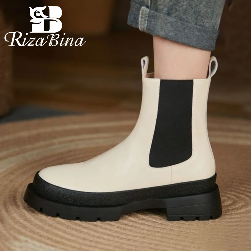 RIZABINA Size 33-40 Woman Ankle Boots Real Leather Mixed Color Shoes Women Winter Fashion Casual Short Boot Female Footwear
RIZABINA Size 33-40 Woman Ankle Boots Real Leather Mixed Color Shoes Women Winter Fashion Casual Short Boot Female Footwear