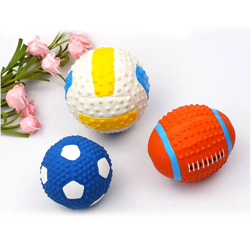 Soft Latex Small Medium Dog Dog Plush Toy Ball Squeak Toy Clean Tooth Chew Voice Toy Pet Supply Non-toxic Training Balls Durable
Soft Latex Small Medium Dog Dog Plush Toy Ball Squeak Toy Clean Tooth Chew Voice Toy Pet Supply Non-toxic Training Balls Durable