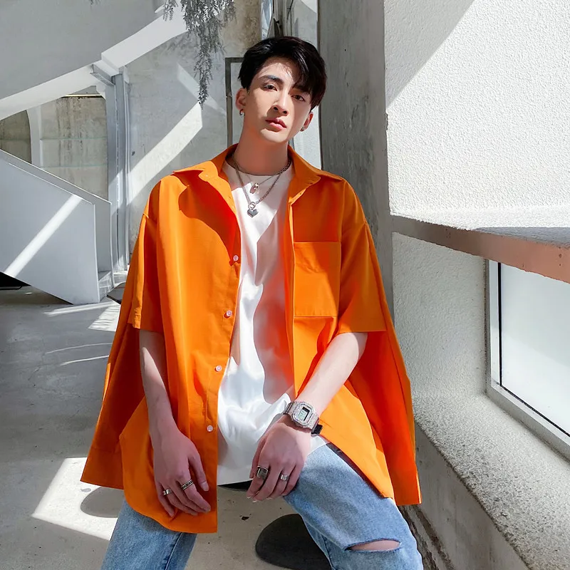 Men 2 Style Wear Long Sleeve Casual Shirt Male Women Japan Harajuku Korea Streetwear Hip Hop Loose Couple Shirt
Men 2 Style Wear Long Sleeve Casual Shirt Male Women Japan Harajuku Korea Streetwear Hip Hop Loose Couple Shirt
