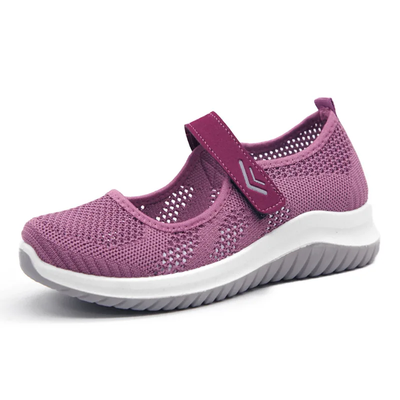 New walking shoes comfortable portable mother Velcro shoes soft sole shoes work women's net upper shoes women sneakers
New walking shoes comfortable portable mother Velcro shoes soft sole shoes work women's net upper shoes women sneakers