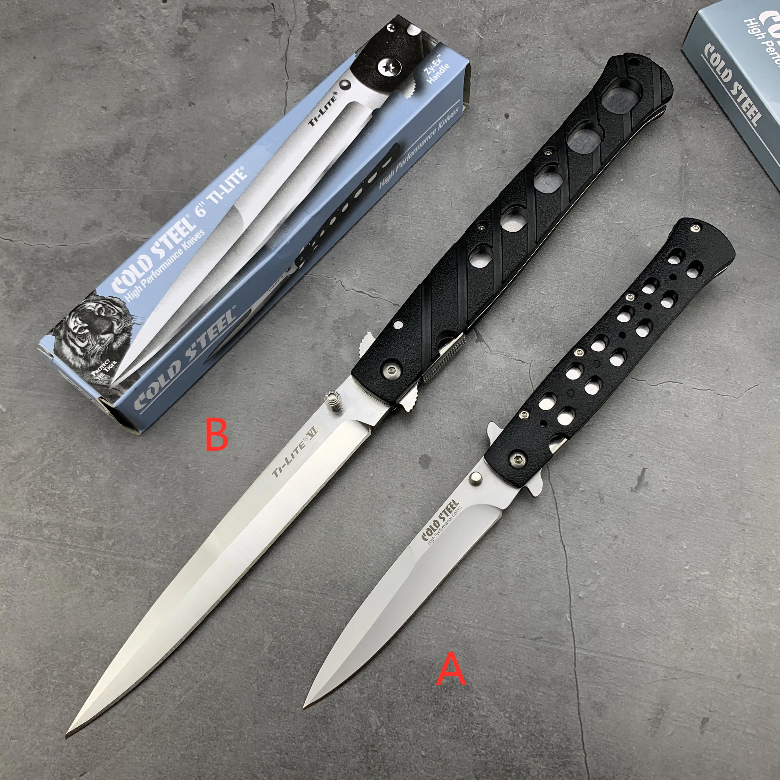 Cold Steel 26SXP Folding Knife Tactical Stiletto Survival Knife Folding Blade knife outdoor camping pocket knives hunting knife
Cold Steel 26SXP Folding Knife Tactical Stiletto Survival Knife Folding Blade knife outdoor camping pocket knives hunting knife